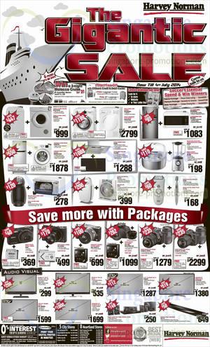 Featured image for (EXPIRED) Harvey Norman Digital Cameras, Furniture, Notebooks & Appliances Offers 14 – 20 Jun 2014