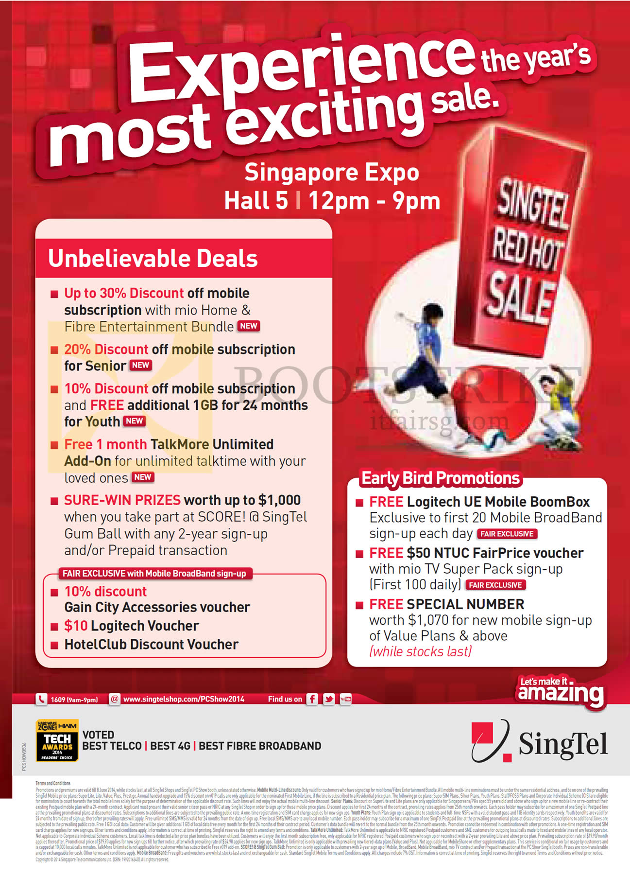 Featured image for Singtel PC SHOW 2014 Smartphones, Tablets, Home / Mobile Broadband & Mio TV Offers 5 - 8 Jun 2014