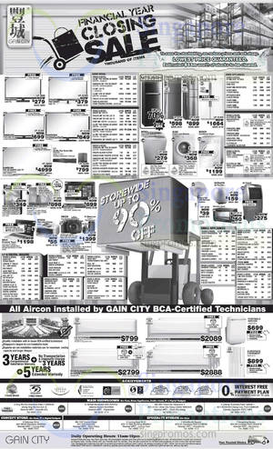 Featured image for Gain City Electronics, TVs, Washers, Digital Cameras & Other Offers 28 Jun 2014