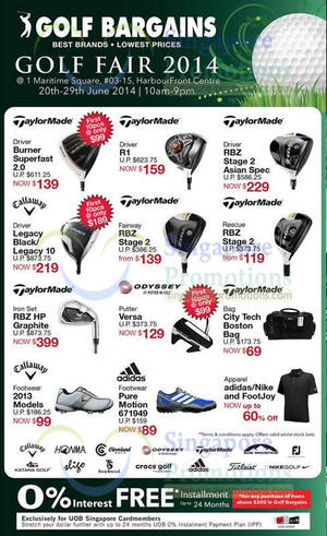 Featured image for (EXPIRED) Golf Bargains Golf Fair 2014 @ Harbourfront Centre 20 – 29 Jun 2014