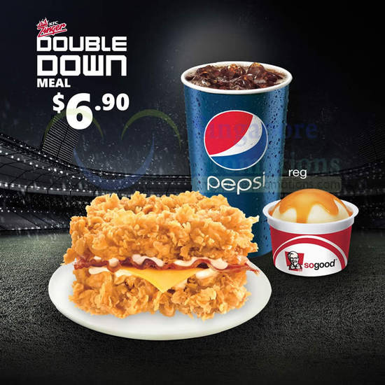 KFC Zinger Double Down Meal