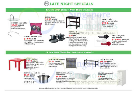 Late Night Specials Deals