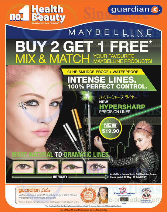 Maybelline New York Buy 2 get 1 free