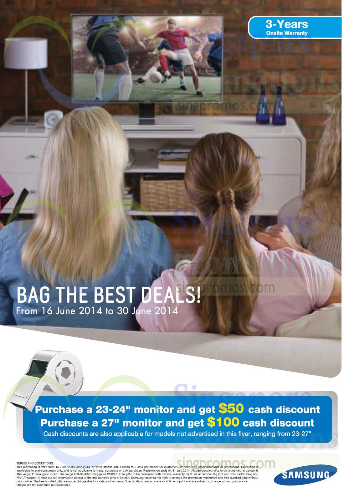 Featured image for Samsung Monitors Promotion Offers 16 - 30 Jun 2014