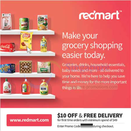 Redmart new cheap customer promo