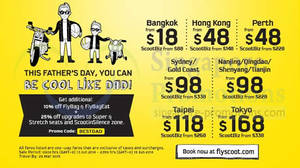 Featured image for (EXPIRED) Scoot From $18 Promo Air Fares 13 – 15 Jun 2014