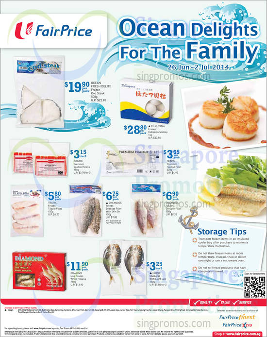 (Till 2 Jul) Ocean Delights Seafood Ocean Fresh Delite, Okaido, Seaco, Okeanoss, Diamond, Horse