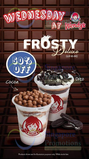 Featured image for Wendy’s 50% OFF Frosty Deluxe One Day Promo 25 Jun 2014