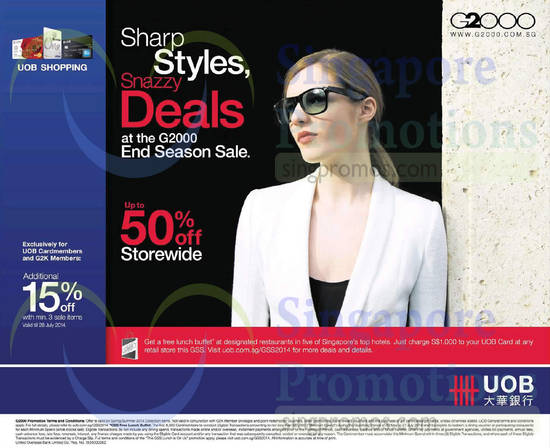 11 Jul UOB Cardholder Additional Offer