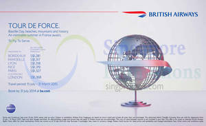 Featured image for (EXPIRED) British Airways Promotion Air Fares 10 – 31 Jul 2014