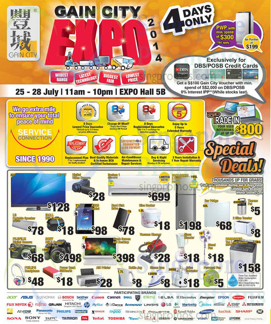 25 Jul Special Deals, Notebooks Trade In, Participating Brands, Home, Kitchen Appliances