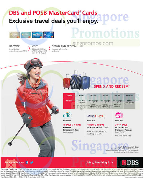 28 Aug DBS Spend n Win Gifts, Participating Travels