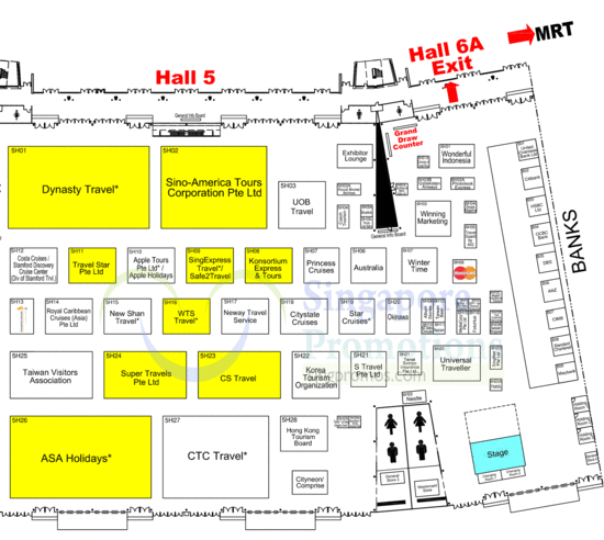 29 Aug NATAS Floor Plan, Hall 5, Hall 6A