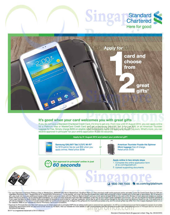 6 Aug Samsung Galaxy Tab 3 7.0, American Tourister Spinner Luggage