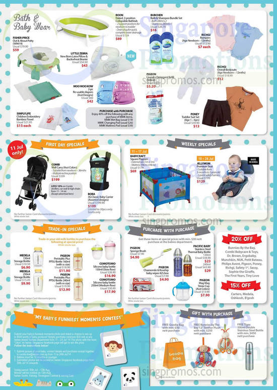 Bath n Baby Wear, Weekly, Trade In Specials, Gift, Purchase With Purchase