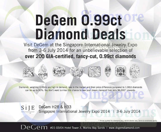 DeGem 0.99ct Diamond Deals