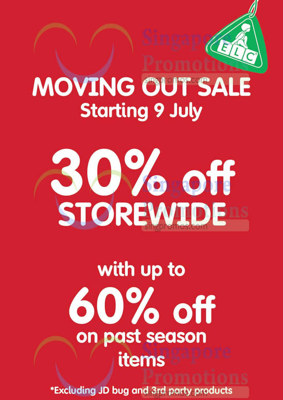 Featured image for Early Learning Centre 30% OFF Moving Out SALE (Final Reductions) @ Great World City 9 - 25 Jul 2014