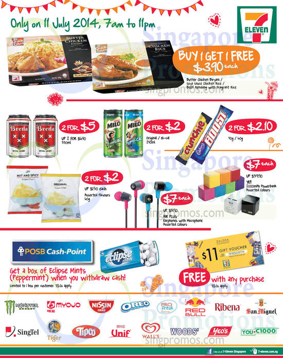 Groceries Chicken Briyani, Milo, Cadbury Chocolate, FREE Gift Voucher, Eclipse