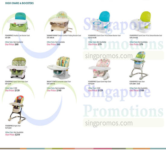 High Chairs N Boosters