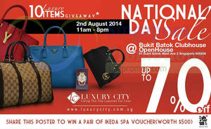 Featured image for (EXPIRED) Luxury City Branded Handbags Sale 2 Aug 2014