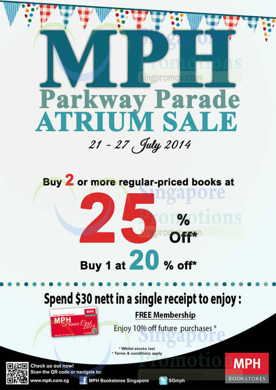 MPH Bookstores 22 Jul 2014