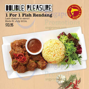 Featured image for (EXPIRED) Manhattan Fish Market 1 for 1 Fish Rendang Coupon 21 – 31 Jul 2014