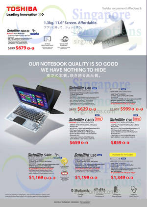 Featured image for Toshiba Notebooks & Tablets Promotion Offers 7 Jul – 31 Aug 2014
