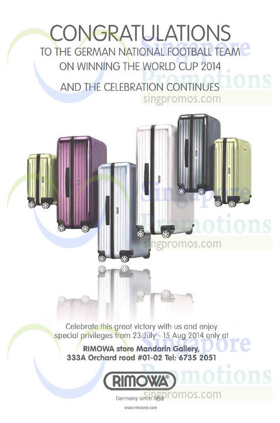 Rimowa 23 Jul 2014