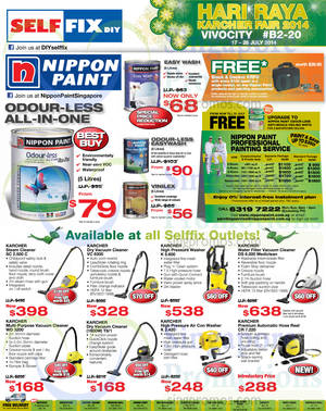Featured image for (EXPIRED) Selffix Kettler Vacuum Cleaners & Washers Offers @ Vivocity 17 – 28 Jul 2014