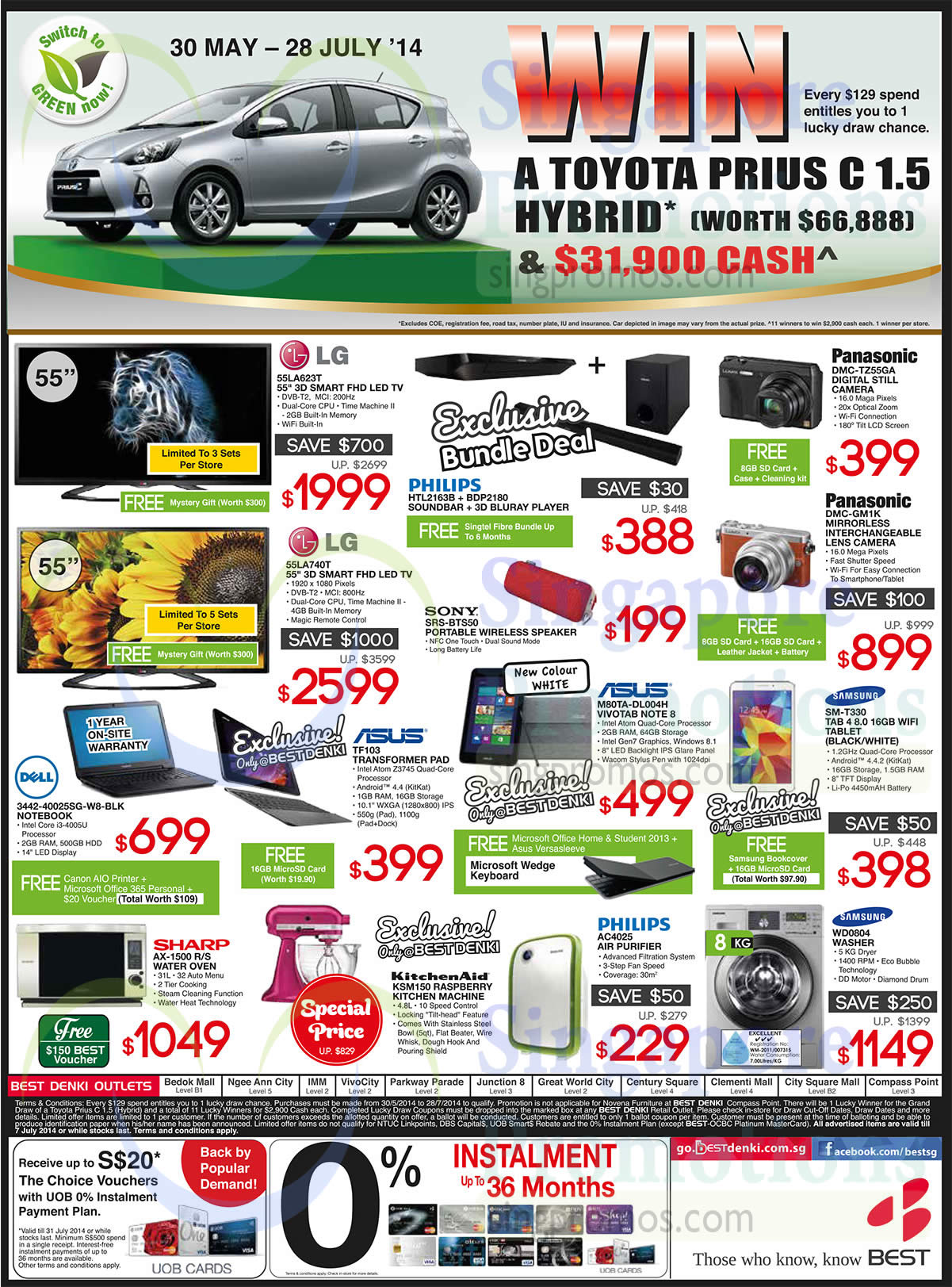 Featured image for Best Denki TV, Appliances & Other Electronics Offers 4 - 7 Jul 2014