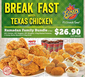 Featured image for (EXPIRED) Texas Chicken Ramadan Family Bundle Combo Meal 12 Jul 2014