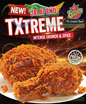 Featured image for Texas Chicken NEW Jalapeno TXtreme Chicken 17 Jul 2014