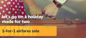 Featured image for (EXPIRED) TigerAir 1 For 1 Air Fares For UOB & Standard Chartered Cardmembers 14 – 27 Jul 2014