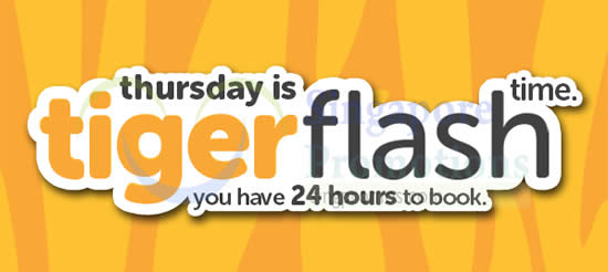 Featured image for TigerAir From $34 (all-in) 24hr Promo Fares 12 - 13 Mar 2015