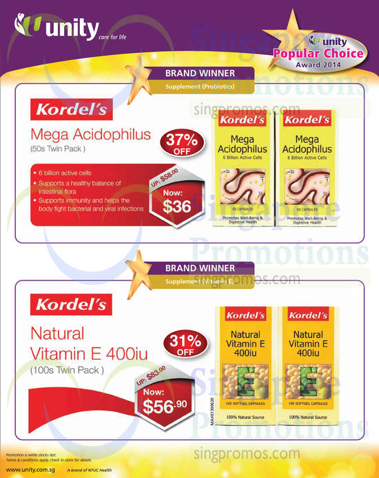 12 Sep Kordels Mega Acidophilus, Kordels Natural Vitamin E 400iu