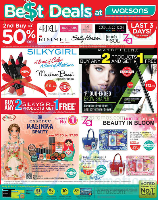 23 Aug Beauty Products, Silky Girl, Maybelline, Essence, Za