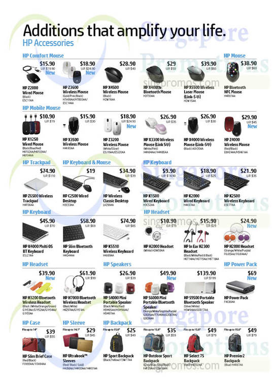 Accessories Mouse, Keyboard, Case, Headset, Speakers