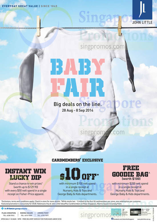 Baby Fair, Instant Win Lucky Dip, George Baby n Kids