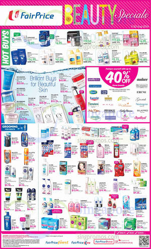 Featured image for (EXPIRED) NTUC Fairprice Beauty Deals, Home Appliances & IT Appliances Offers 7 – 20 Aug 2014