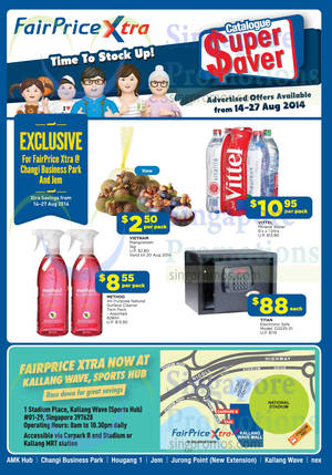 Featured image for (EXPIRED) NTUC Fairprice Electronics, Groceries, Home Appliances & Health Offers 14 – 27 Aug 2014