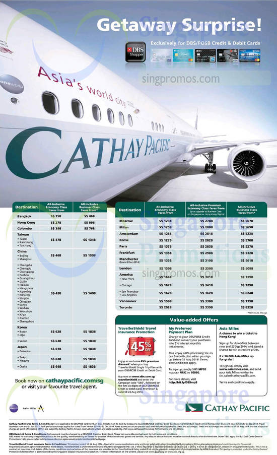 Cathay Pacific 14 Aug 2014