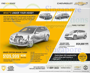 Featured image for Chevrolet Cruze Station Wagon & Orlando Features & Offers 2 Aug 2014