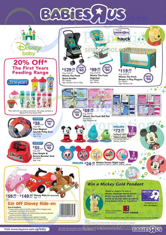 Disney Baby 20 Percent Off The First Years Feeding Range, Hauck, Philips, Winnie The Pooh