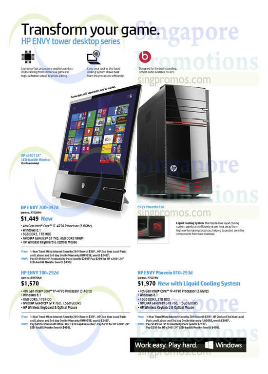 Envy Desktop PCs