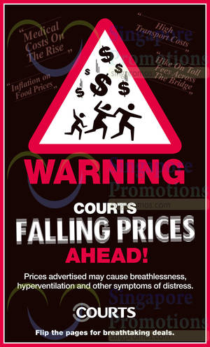 Featured image for (EXPIRED) Courts Falling Prices Offers 16 – 17 Aug 2014