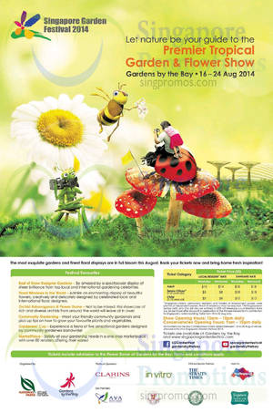 Featured image for (EXPIRED) Singapore Garden Festival 2014 @ Gardens By The Bay 16 – 24 Aug 2014