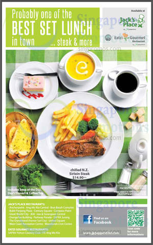 Featured image for Jack’s Place $14.90 Set Lunch Offer 6 Aug 2014