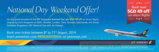 Jet Airways 08 Aug 2014