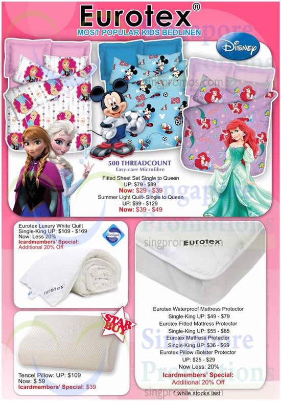 Kids Bedlinen, Quilt, Tencel Pillow, Mattress Protector