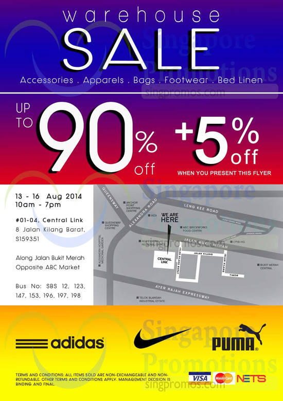 Link THM Warehouse Sale 12 Aug 2014